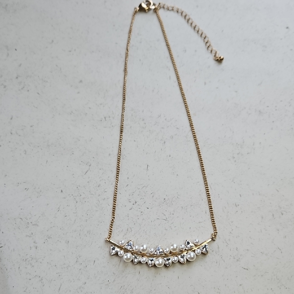 Elegant Gold and Silver Necklace